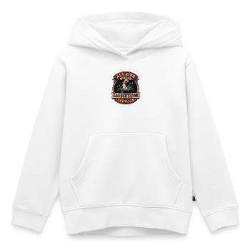 Als Kind in den Zaubertrank gefallen - Kinder Premium Organic Hoodie - Weiß - Vorne - AI Model Kid Female (0cm)