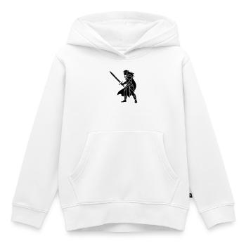 dark elf - Kids Premium Organic Hoodie - white - Front - AI Model Kid Female (0cm)