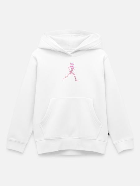 Geschenkidee für eine Running mit Running - Kinder Premium Organic Hoodie - Weiß