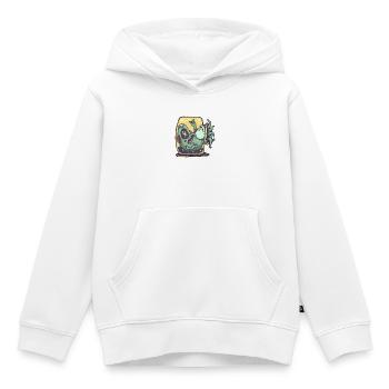 Avocat Alieno dans un grille-pain - Sweat Premium à capuche enfant bio - blanc - Devant - AI Model Kid Female (0cm)