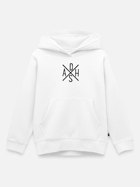 ADHS - Kinder Premium Organic Hoodie - Weiß