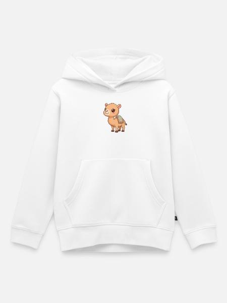 Dromedar - Kinder Premium Organic Hoodie - Weiß