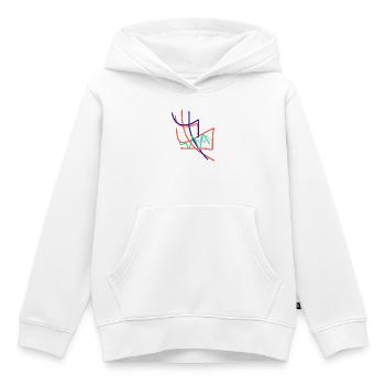 Das ultimative abstrakte Kunst Geschenk - Kinder Premium Organic Hoodie - Weiß - Vorne - AI Model Kid Female (0cm)