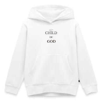 Child of God Crown John 3:1 - Kids Premium Organic Hoodie - white - Front - AI Model Kid Female (0cm)