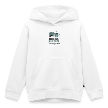Büro in Rente Kein Meeting mehr – Ruhestand Design - Kinder Premium Organic Hoodie - Weiß - Vorne - AI Model Kid Female (0cm)