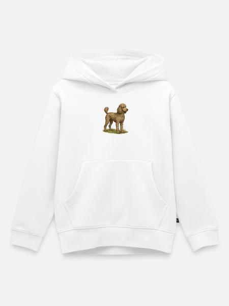 Großpudel - Kinder Premium Organic Hoodie - Weiß