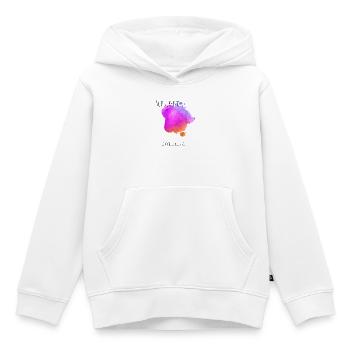 Schulkind Einschulung 2026 personalisierbar - Kinder Premium Organic Hoodie - Weiß - Vorne - AI Model Kid Female (0cm)