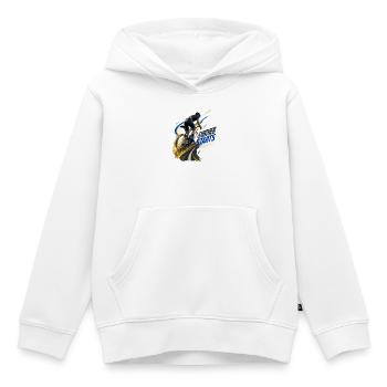 Elektrostart-Radfahrer - Kinder Premium Organic Hoodie - Weiß - Vorne - AI Model Kid Female (0cm)