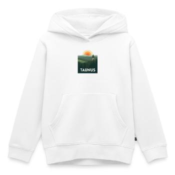Taunus Vintage | Nature Travel Poster - Kinder Premium Organic Hoodie - Weiß - Vorne - AI Model Kid Female (0cm)