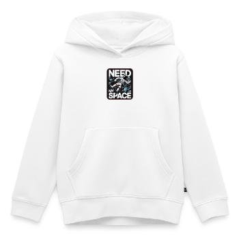Raumfahrt-Statement: Need My Space - Kinder Premium Organic Hoodie - Weiß - Vorne - AI Model Kid Female (0cm)