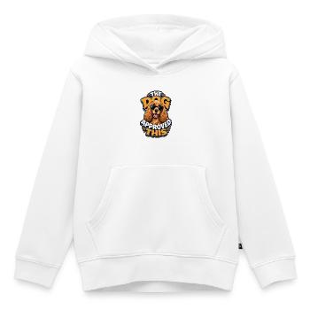 English Cocker Spaniel - Kids Premium Organic Hoodie - white - Front - AI Model Kid Female (0cm)
