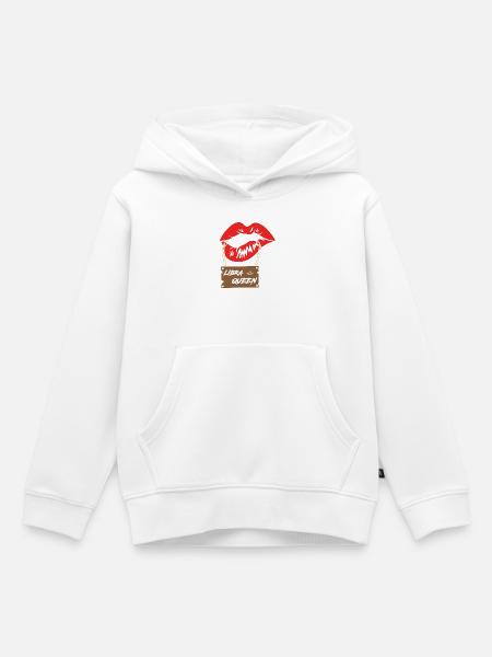 Sternzeichen Waage - Kinder Premium Organic Hoodie - Weiß