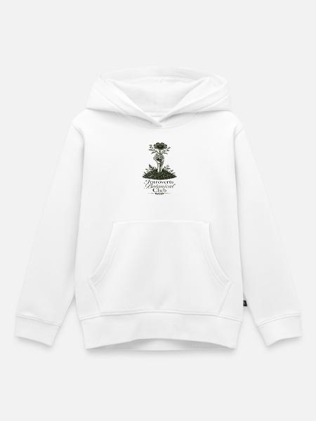Introverts Botanischer Club Blüte - Kinder Premium Organic Hoodie - Weiß