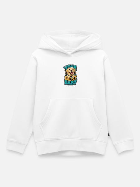 Labrador Retriever - Kinder Premium Organic Hoodie - Weiß