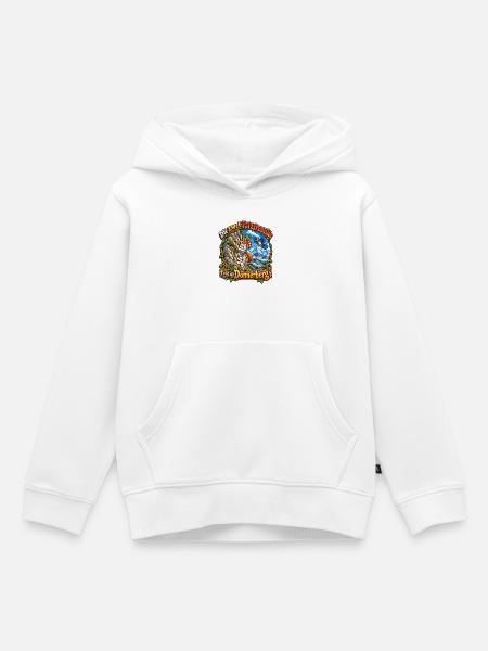 1000206438 - Kinder Premium Organic Hoodie - Weiß