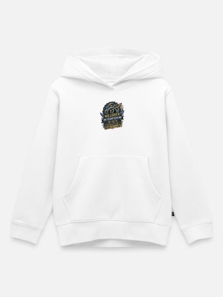 Einer_von_17_Millionen - Kinder Premium Organic Hoodie - Weiß