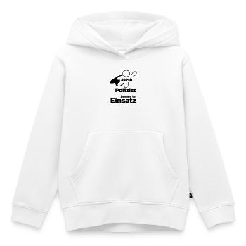 Super Polizist Geschenk - Kinder Premium Organic Hoodie - Weiß - Vorne - AI Model Kid Female (0cm)