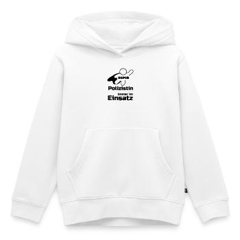 Super Polizistin Geschenk - Kinder Premium Organic Hoodie - Weiß - Vorne - AI Model Kid Female (0cm)
