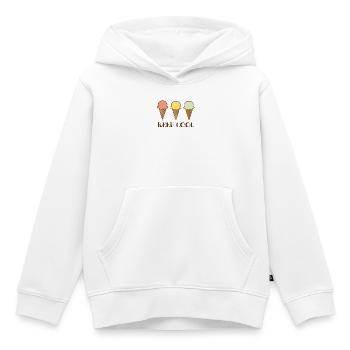 Keep cool - Kinder Premium Organic Hoodie - Weiß - Vorne - AI Model Kid Female (0cm)