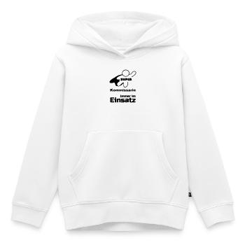 Super Kommissarin Geschenk - Kinder Premium Organic Hoodie - Weiß - Vorne - AI Model Kid Female (0cm)
