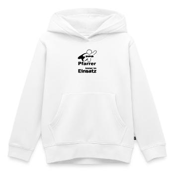 Super Pfarrer Geschenk - Kinder Premium Organic Hoodie - Weiß - Vorne - AI Model Kid Female (0cm)