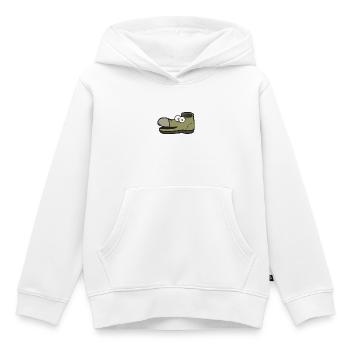 Kindershirt Schuhshirt Kindermotiv alter Schuh - Kinder Premium Organic Hoodie - Weiß - Vorne - AI Model Kid Female (0cm)