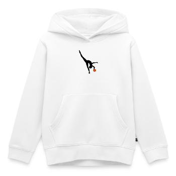Gymnastik - Kinder Premium Organic Hoodie - Weiß - Vorne - AI Model Kid Female (0cm)