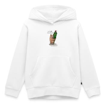 Owl with sugar bag Finally schoolchild - Kids Premium Organic Hoodie - white - Front - AI Model Kid Female (0cm)