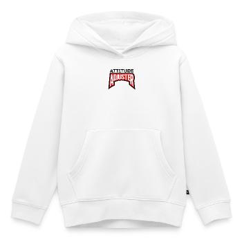 Attitude Adjuster - Kinder Premium Organic Hoodie - Weiß - Vorne - AI Model Kid Female (0cm)