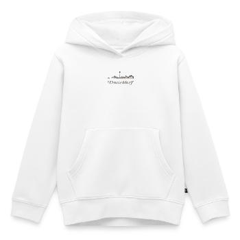 Düsseldorf - Sweat Premium à capuche enfant bio - blanc - Devant - AI Model Kid Female (0cm)