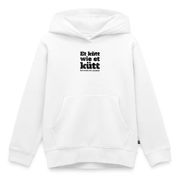 Köln Et Kütt Wie Et Kütt Kölner Grundgesetz Kölsch - Kids Premium Organic Hoodie - white - Front - AI Model Kid Female (0cm)