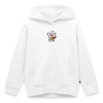 Koala Guitar Serenade - Kids Premium Organic Hoodie - white - Front - AI Model Kid Female (0cm)