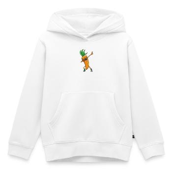 Funny carrot carrot - Kids Premium Organic Hoodie - white - Front - AI Model Kid Female (0cm)