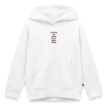 Corona Ich Kanns Nicht Mehr Hören - Kinder Premium Organic Hoodie - Weiß - Vorne - AI Model Kid Female (0cm)