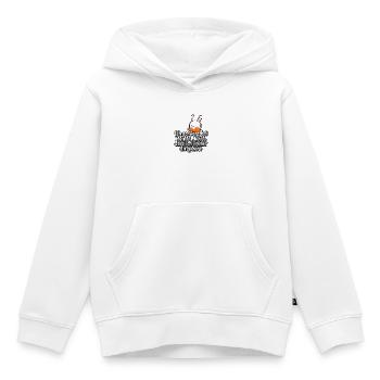 Ich schwöre bei meiner Möhre, dass ich immer... - Kinder Premium Organic Hoodie - Weiß - Vorne - AI Model Kid Female (0cm)