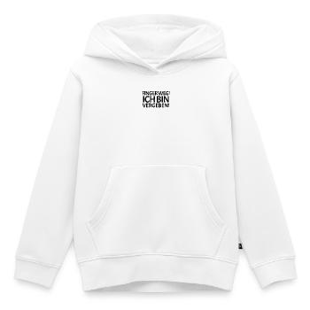 Vergeben Spruch - Kinder Premium Organic Hoodie - Weiß - Vorne - AI Model Kid Female (0cm)