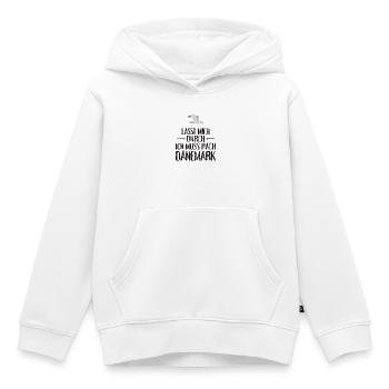 Lasst mich durch ich muss nach Dänemark Möwe - Kinder Premium Organic Hoodie - Weiß - Vorne - AI Model Kid Female (0cm)