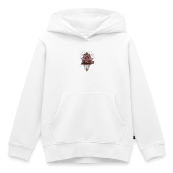 Wunderbarer Lotus mit Frauen - Kinder Premium Organic Hoodie - Weiß - Vorne - AI Model Kid Female (0cm)