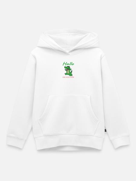 Baby Geburt Nachwuchs - Kinder Premium Organic Hoodie - Weiß