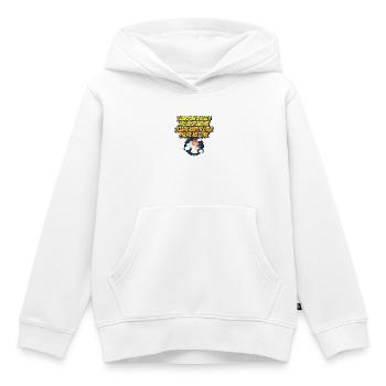 Ange gardien d’en haut, s’il vous plaît, veillez sur ceux que nous - Sweat Premium à capuche enfant bio - blanc - Devant - AI Model Kid Female (0cm)