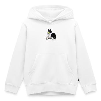 Sheltie Border Collie Hundesport Collie Rassehund - Kinder Premium Organic Hoodie - Weiß - Vorne - AI Model Kid Female (0cm)