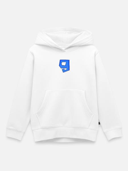 9 - Kinder Premium Organic Hoodie - Weiß