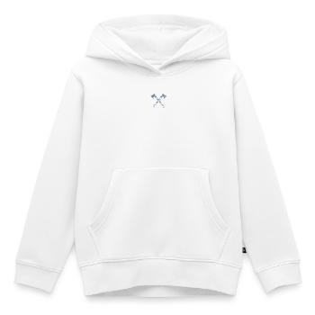 Axt gekreuzte Äxte - Kinder Premium Organic Hoodie - Weiß - Vorne - AI Model Kid Female (0cm)