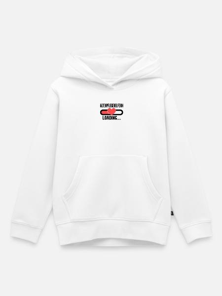 Altenpflegerhelferin Ausbildung - Kinder Premium Organic Hoodie - Weiß
