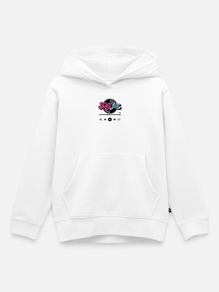 Funky Liebe - Kinder Premium Organic Hoodie - Weiß