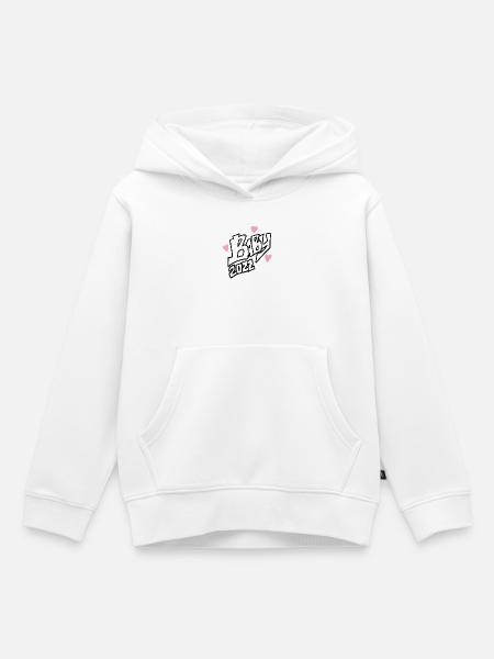 Baby - Kinder Premium Organic Hoodie - Weiß
