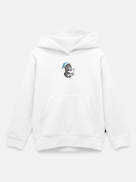 Krähe Baby - Kinder Premium Organic Hoodie - Weiß