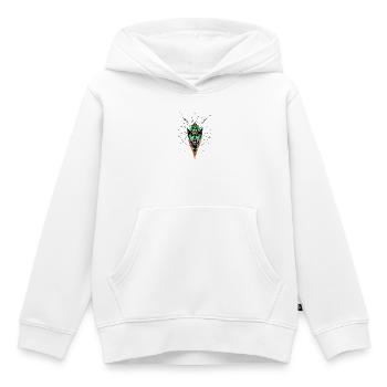 Fantasie Katze - Kinder Premium Organic Hoodie - Weiß - Vorne - AI Model Kid Female (0cm)