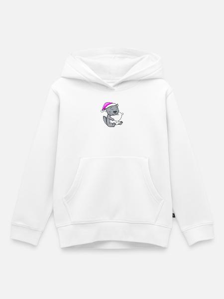 Katze Katzenrasse Britisch Kurzhaar - Kinder Premium Organic Hoodie - Weiß