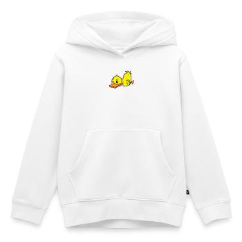 Duck - Kids Premium Organic Hoodie - white - Front - AI Model Kid Female (0cm)